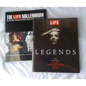 Bundle 2 Life Books Hardcover Century Legends Millennium World Pictorial History